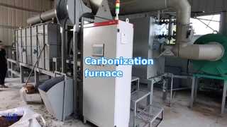 Maak houtskool snel 500-800 kg per dag