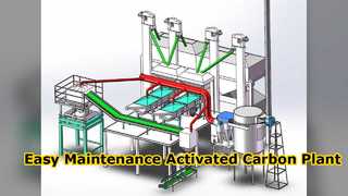 Actieve koolinstallatie Eenvoudig onderhoud 220V 380V