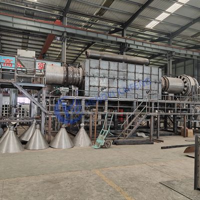 500°C-600°C Verkoolingsoven Volledig automatische Verkoolingsapparatuur voor kokosmossen Hout en hazelnotenmossen